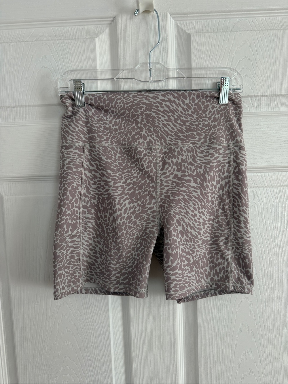 Vuori High-Rise Animal Print Bike Shorts